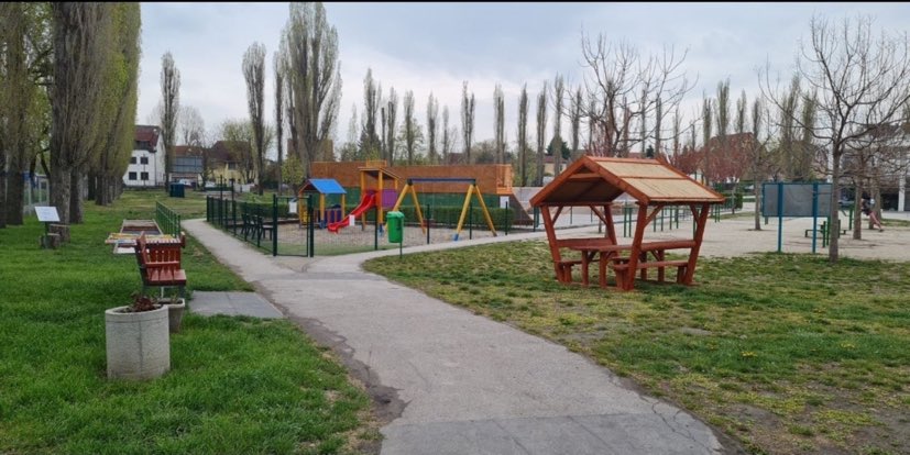 Zuglói Sportközpont szabadtéri környezet